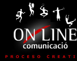 Logotipo ON-LINE Comunicació